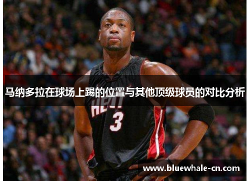 马纳多拉在球场上踢的位置与其他顶级球员的对比分析